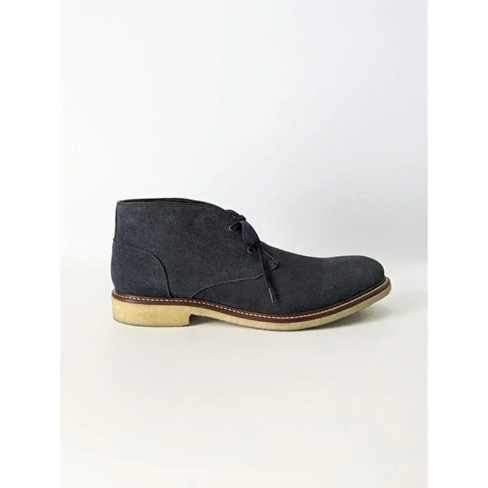 The Men's Store Bloomingdale's Chukka Boot Navy Suede Size 8 (MSRP $180) - Picture 2 of 9
